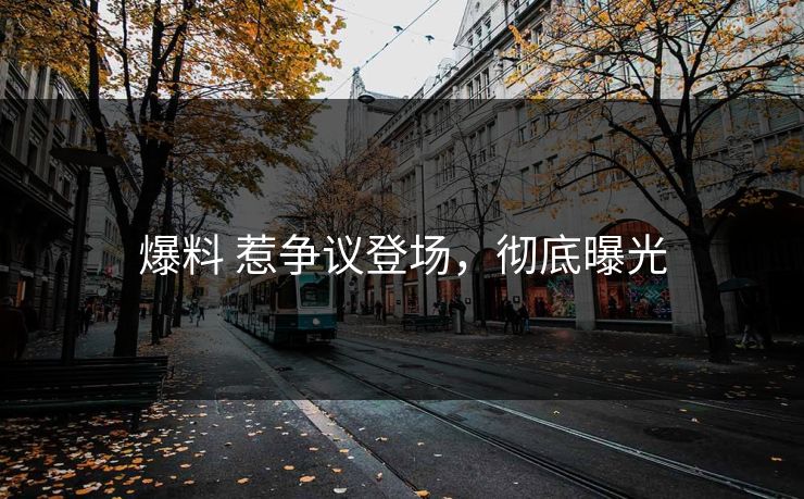 爆料 惹争议登场，彻底曝光